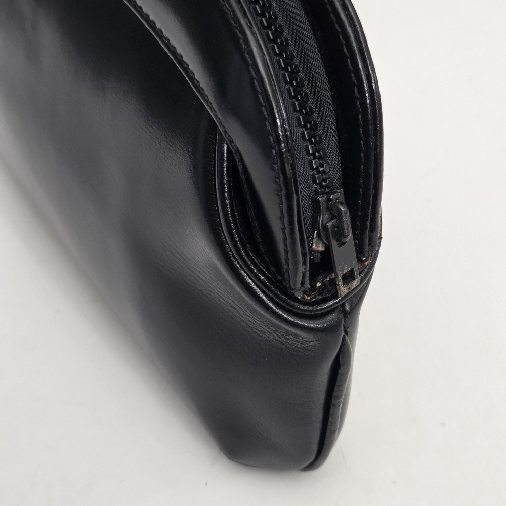 RARE AUTHENTIC VINTAGE GUCCI GLOSSY LEATHER CLUTCH BAG - Picture 13 of 15